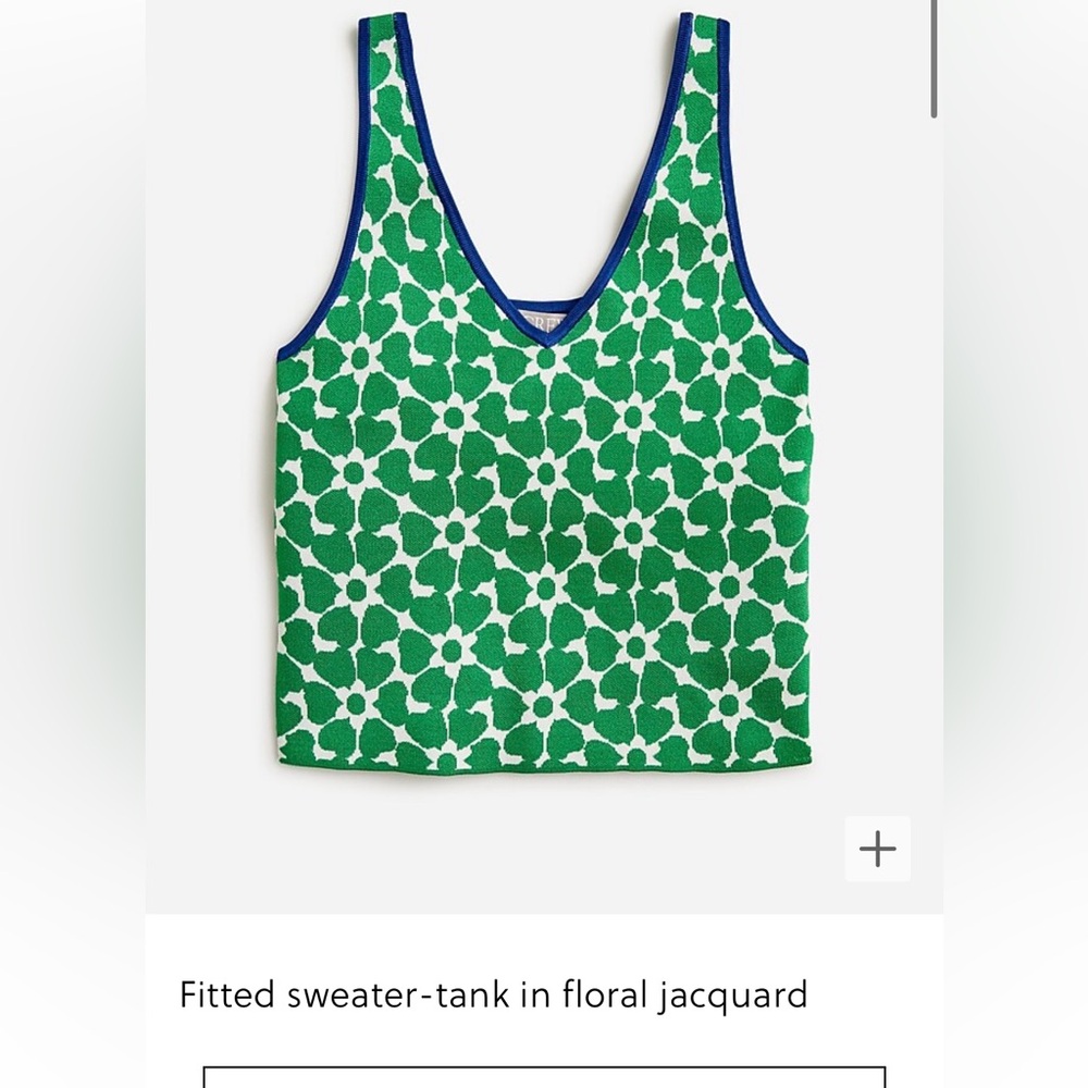 J.Crew fitted sweater tank